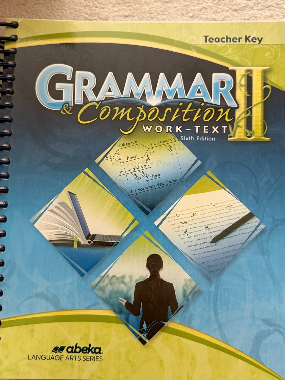 Abeka Grammar & Composition II + Math + Workbook + Tests + Teacher Key